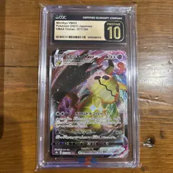 🔥 CGC 10 Pristine ⭐ Pokemon Mimikyu VMAX Climax 077 Full Art Rare Jpn Card - Image 1