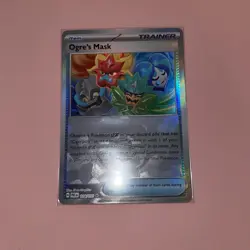 Ogres Mask 118/131 Pokeball Prismatic Evolutions Holo Pokemon Card TCG - Image 1