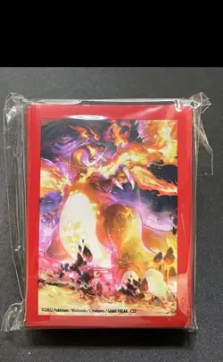Pokemon Ultra Premium Charizard VMAX UPC Card Sleeves 65ct BRAND NEW Fast Ship - Image 1