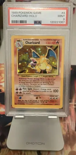 Charizard 1999 Base Set Holo Rare Pokemon Card PSA 9 Mint 4/102 - Image 1