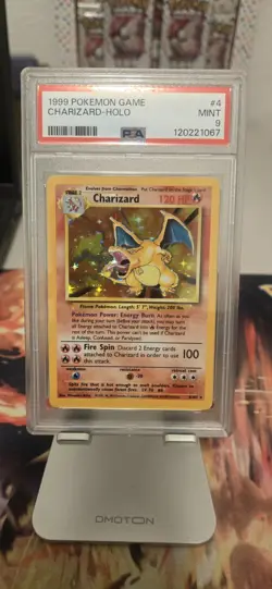 Charizard 1999 Base Set Holo Rare Pokemon Card PSA 9 Mint 4/102 - Image 2