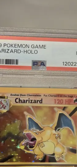 Charizard 1999 Base Set Holo Rare Pokemon Card PSA 9 Mint 4/102 - Image 5