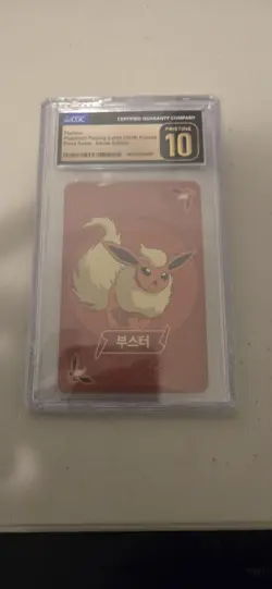 CGC 10 Flareon - Pokemon Korean Point Salad Playing Card PRISTINE Eevee Edition - Image 1