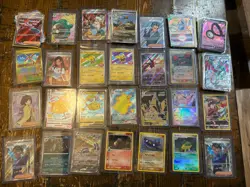 100+ Pokemon TCG Card Lot Mixed Cards Collection VMax, V, Alt Art, Full Art, EX - Image 1