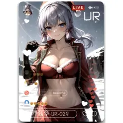 Goddess Story Beautiful Figure Anime Waifu Card Kamisato Ayaka Genshin UR-029 - Image 1