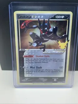 Greninja Gold Star SWSH144 Sword & Shield Promo Card Holo Celebrations - Image 1