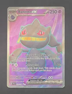 Pokemon Card Banette EX 229/198 Scarlet & Violet Base Set - Near Mint - Image 1