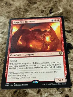 RAGEFIRE HELLKITE Magic MTG Dominaria United - Image 1