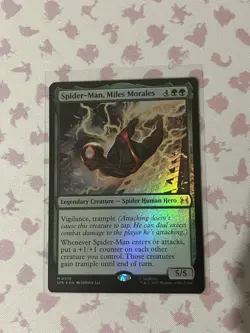 Magic The Gathering MTG Spider-Man, Miles Morales Mythic Rare M0018 FOIL - Image 1