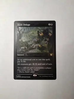 MTG Toxic Deluge Etched Foil Commander Masters NM/M - Image 1