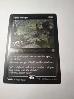 MTG Toxic Deluge Etched Foil Commander Masters NM/M - Image 2
