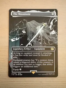 The Masamune - 353 - Magic: Final Fantasy MTG - Borderless - Rare - Sepiroth - Image 1