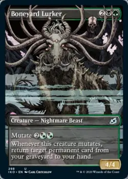 Boneyard Lurker (Showcase) - Near Mint MTG Ikoria: Lair of Behemoths - Image 1