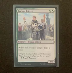 Magic: The Gathering Gallant Citizen MTG Marvel's Spider-Man C 0129 - Image 1