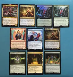 Spider-Man MTG Mythic Rare & Foil Lot of 10 Gwen Stacy Strength of Will Carnage - Image 1