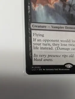 MTG Bloodletter of Aclazotz 0092 The Lost Caverns of Ixalan Regular Mythic 2023 - Image 3