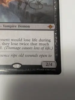 MTG Bloodletter of Aclazotz 0092 The Lost Caverns of Ixalan Regular Mythic 2023 - Image 4