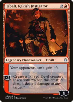 1x - Tibalt, Rakish Instigator - #146 - War of the Spark - CUC NM MTG - Image 1