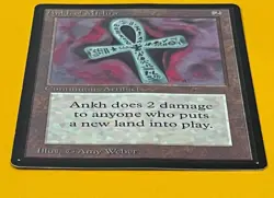 MTG ANKH OF MISHRA Beta (OldManMTG 012-191) - Image 5