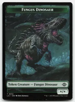 MTG Fungus Dinosaur Token T The Lost Caverns of Ixalan 12 LP - Image 1
