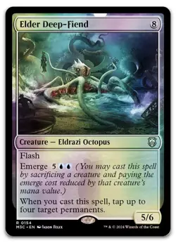 Elder Deep-Fiend (Ripple Foil) #154 (NM) Modern Horizons 3 M3C Magic MTG - Image 1