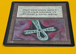 MTG ANKH OF MISHRA Beta (OldManMTG 012-189) - Image 3