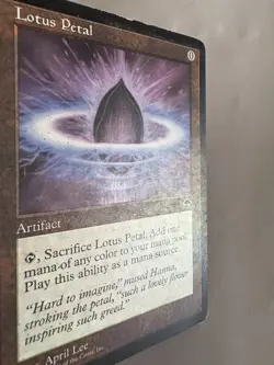 Lotus Petal Tempest Mtg Rare Magic The Gathering HP - Image 4