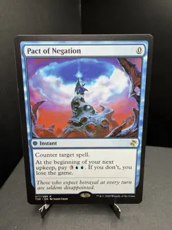 MTG Time Spiral Remastered Pact of Negation 077 Regular Rare NM - Image 1
