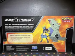 Pokemon TCG Lucario V & Tyranitar V Heavy Hitters Premium Collection NEW - Image 3