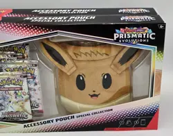 Lot Of 2 Pokemon SV Prismatic Evolutions Accessory Pouch Collection SEALED NEW - Image 3