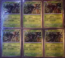 Lot of 6 Zarude 199: Scarlet and Violet Promo: Pokemon TCG Mint/Near Mint - Image 1