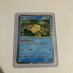 Pokemon TCG Psyduck MEP 007 Mega Evolution Pokemon Blister Promo Cosmos Holo NM - Image 1