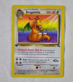 Pokemon Dragonite 19/62 Fossil 1st Edition Rare 1999 Excellent condition! - Image 1