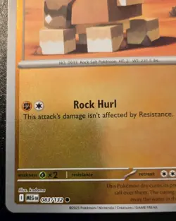 Naclstack 083/132 Reverse Holo Common Mega Evolution Pokemon TCG - Image 4