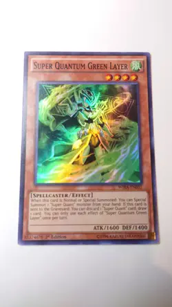Super Quantum Green Layer Super Rare 1st Edition WIRA-EN031 Yugioh - Image 1