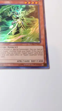 Super Quantum Green Layer Super Rare 1st Edition WIRA-EN031 Yugioh - Image 4