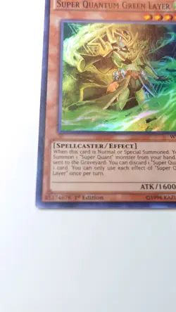 Super Quantum Green Layer Super Rare 1st Edition WIRA-EN031 Yugioh - Image 5