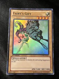 2013 YUGIOH FAIRY'S GIFT SUPER RARE LCYW-EN227 1ST EDITION - Image 1