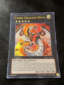 Yugioh Cyber Dragon Nova SDCR-EN038 Ultra Rare 1st Ed LP - Image 2