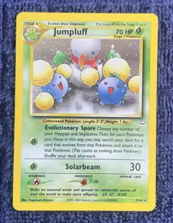 2001 Pokemon Neo Revelation Jumpluff 09/64 Holo Card Original Owner - Image 1