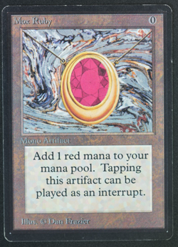 Mox Ruby Beta MTG Card Magic: the Gathering 1993 Power 9 - Image 1
