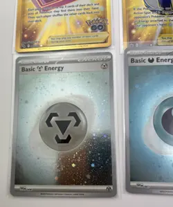 Pokemon 4 Card Lot Steel & Dark Energy & Lure Module Rugged Helmet 7,8,228,88 - Image 3