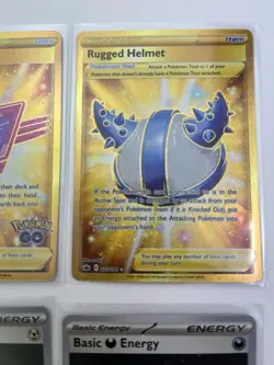 Pokemon 4 Card Lot Steel & Dark Energy & Lure Module Rugged Helmet 7,8,228,88 - Image 5