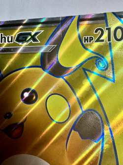 Pokemon TCG Raichu GX Black Star Promo SM90 Full Art Ultra Holo "Jumbo" Card MP - Image 2
