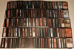 Vintage 1999 MTG Magic the Gathering Mercadian Masques 1000 Card Collection Lot - Image 1