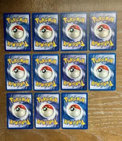 Vintage Pokemon Card Lot WOTC Sets Era First Edition 11 Cards - Image 2