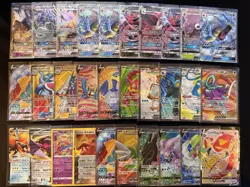 Lot of 150 Pokemon Cards V/VMAX/EX/Full Art/GX/Trainer/Holos Modern Collection - Image 3