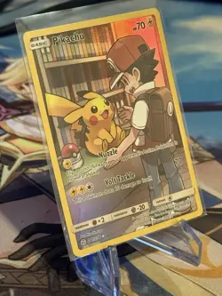 Pokemon TCG Sun & Moon Cosmic Eclipse Pikachu Card 241/236 Secret Rare Holo - Image 2