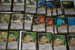 MTG 22x invasion planeshift gold border llanowar knight magic card lot MP - Image 1