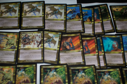 MTG 22x invasion planeshift gold border llanowar knight magic card lot MP - Image 2